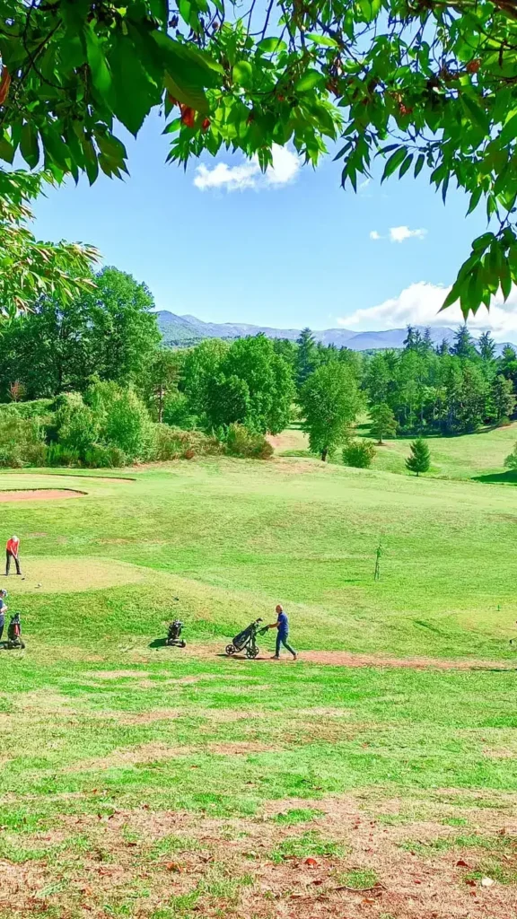 scorcio campo da golf evento sportivo